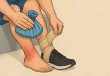 발목 염좌, 초기 대응이 중요하다…약국 보호대와 찜질법 어떻게 활용할까