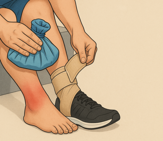 발목 염좌, 초기 대응이 중요하다…약국 보호대와 찜질법 어떻게 활용할까