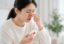 코피 나면 고개 뒤로 젖히지 마세요…올바른 비출혈 대처법 주목